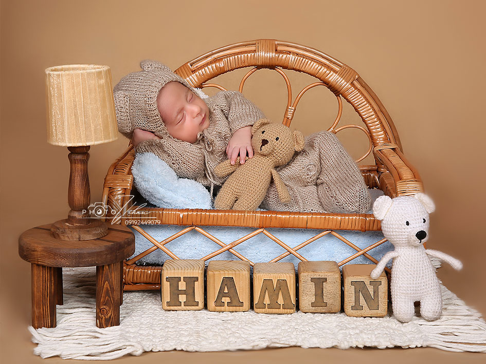 عکاسی نوزاد شرق تهران تم جدیدعکاسی نوزاد